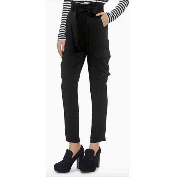 A.L.C. Adam Tie-Waist Tapered Pants Sz. 2 - Picture 1 of 9